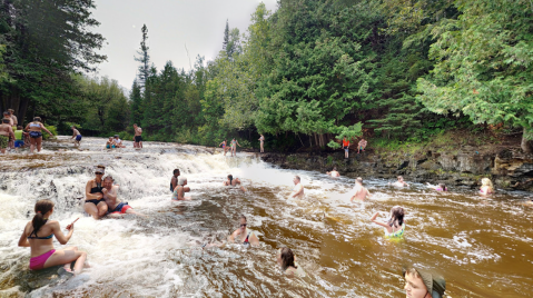 This Tiered Waterfall And Swimming Hole In Michigan Must Be On Your Summer Bucket List