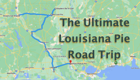 The Ultimate Pie Shop Road Trip In Louisiana Is As Charming As It Is Sweet