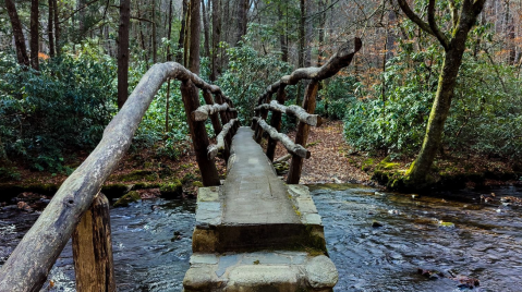 With Stream Crossings and Footbridges, The Little-Known Boogerman Trail In North Carolina Is Unexpectedly Magical