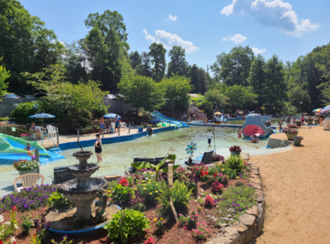 Enjoy Cool, Crisp Water At What Was Once Just A Little Creek In North Carolina