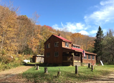 This Cabin In The National Forest In Vermont Is One Of The Coolest Places To Spend The Night