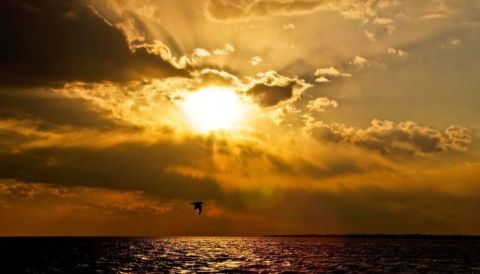 Watch The Sunset At Smith Point County Park, A Unique South-Facing Beach In New York