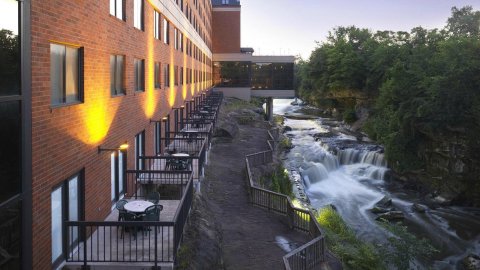 Enjoy Views Of A Waterfall Right From This Ohio Hotel