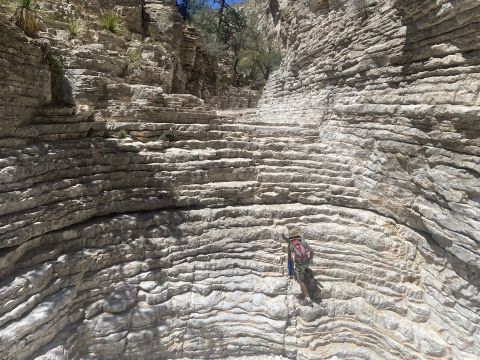 Climb A Natural Rock Staircase Into The Clouds On The Devil's Hall Trail In Texas' Guadalupe Mountains