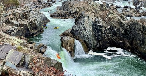 The Little-Known Waterfall In Virginia You Can Only Reach By Hiking This 1.6-Mile Trail