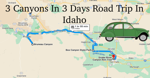 Spend Three Days In Three Canyons On This Weekend Road Trip In Idaho