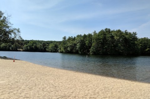 Make A Splash This Season At Georgiaville Pond, A Truly Unique Swimming Hole In Rhode Island