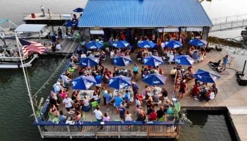 The Only Floating Bar In Iowa, Fleetwood At Saylorville Is The Perfect Place To Grab A Drink On A Hot Day