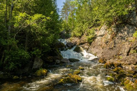 A Short But Beautiful Hike, Long Slide Falls Trail Leads To A Little-Known Waterfall In Wisconsin