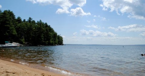 This One Beautiful Maine Lake Has A Beach That Rivals The Coast