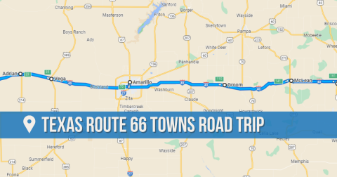 Take This Road Trip To The Most Charming Route 66 Towns In Texas