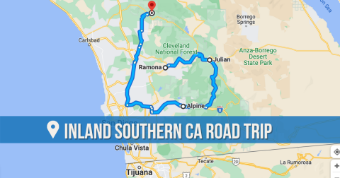 Take This Road Trip To The Most Charming Highway 78 Towns In Southern California