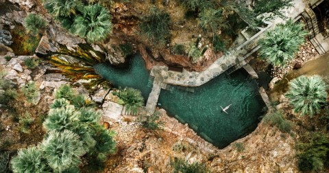 Enjoy Natural Thermal Pools At Castle Hot Springs, A Secluded Resort In The Arizona Desert