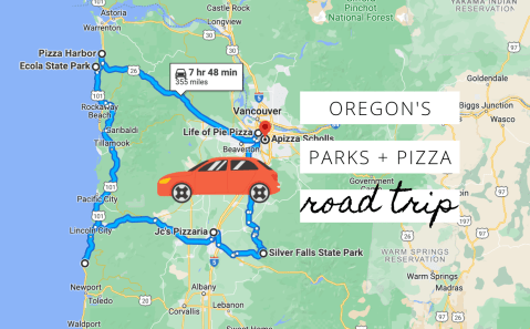 Explore Oregon's Best Parks And Pizzerias On This Multi-Day Road Trip