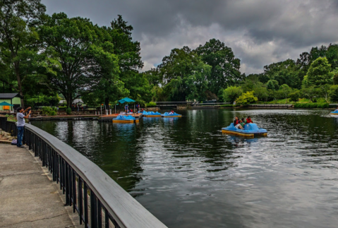 This Family-Friendly Park In North Carolina Has A Carousel, Train, Cafe And More