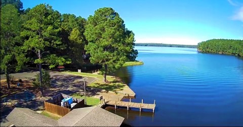 The Clearest Lake In Louisiana, Lake Claiborne, Is Almost Too Beautiful To Be Real