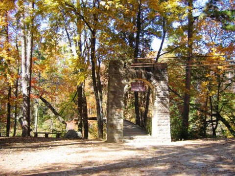 After You Hike A Suspension Bridge, Sleep In A Cabin At Tishomingo State Park In Mississippi