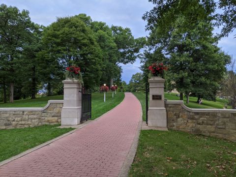 Take A Paved Loop Trail Around This West Virginia Resort's Lake And Gardens For A Peaceful Adventure