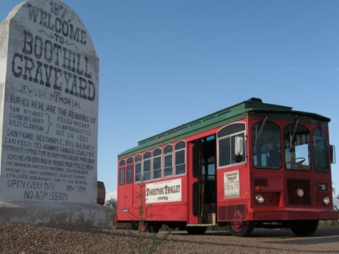 Visit 13 Of The Spookiest Sites In Tombstone, Arizona On This Haunted Trolley Tour