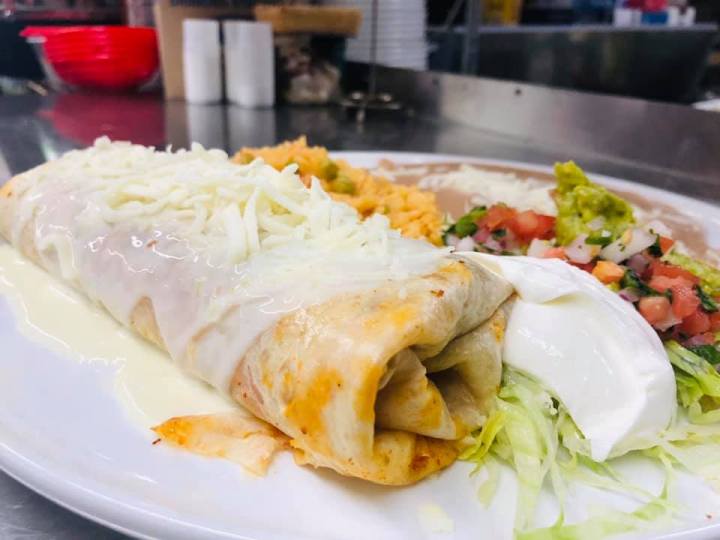 Delicious Mexican Burrito