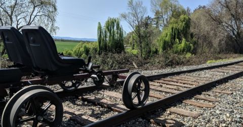 This Unique Rail Biking Experience In Northern California Belongs On Your Bucket List