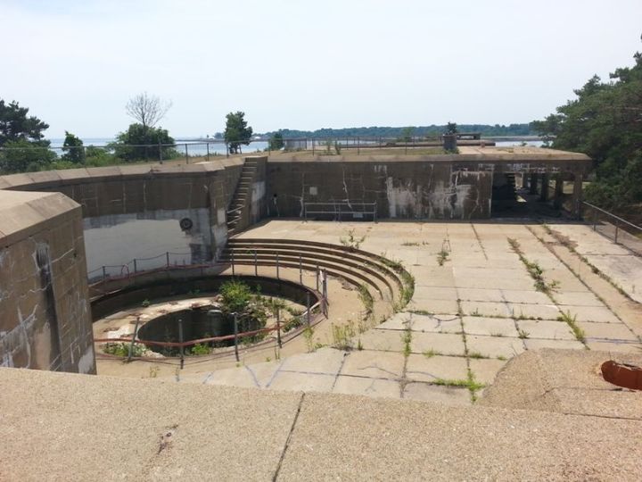 Battery Hunter 12-Inch Gun Historic Military Park New Castle New Hampshire