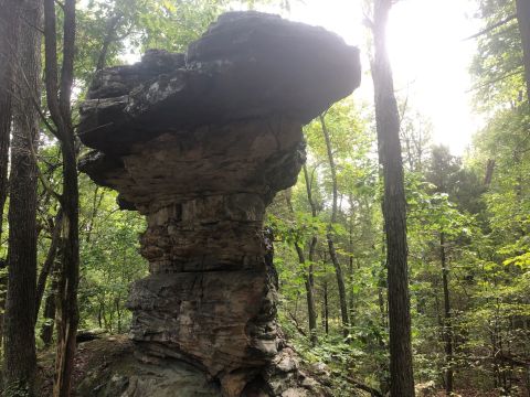 Whiskey Cave Loop Trail In Illinois Is Full Of Awe-Inspiring Rock Formations