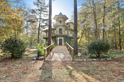 Sleep Among Towering Oaks And Pines At This Tree House In Louisiana