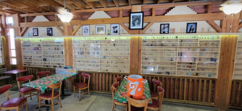 Dine Surrounded By A Huge Soda Collection In New Mexico When You Visit The Patio Restaurant