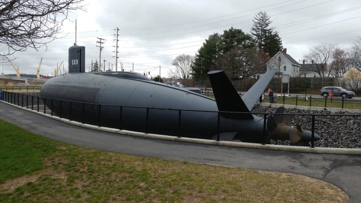 uss albacore portsmouth new hampshire exterior