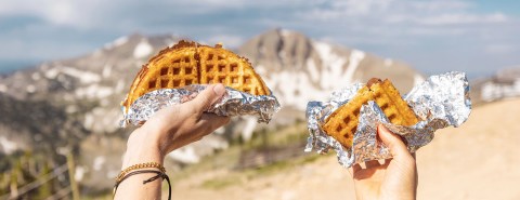 People Drive From All Over Wyoming To Eat At This Tiny But Legendary Waffle Cabin