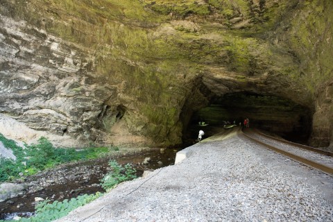 Explore A Natural Train Tunnel On This Chair Lift Ride In Virginia