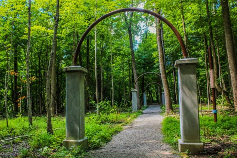 Few People Know You Can Walk To Rose Island In Indiana