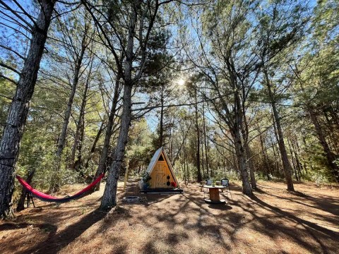 The One-Of-A-Kind A-Frame Campsite In Florida You Must Visit Before Summer Ends