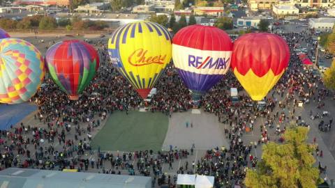 Spend The Day At The ClovisFest Hot Air Balloon Festival In Northern California For A Uniquely Colorful Experience