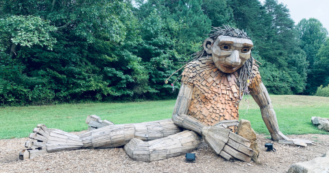 Cross Wooden Bridges And Ogle Real-Life Giants On This Fairy Tale Trail In Kentucky