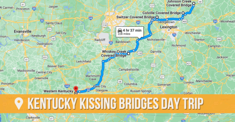 Visit 5 Kentucky Kissing Bridges In This Epic One Day Road Trip