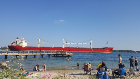 The One Beach Near Detroit Where You Can Practically Drive Right Up To The Water