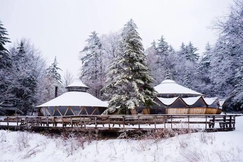 After You Hike To The Highest Point In The State, Sleep In A Yurt At Spruce Knob Mountain Center In West Virginia