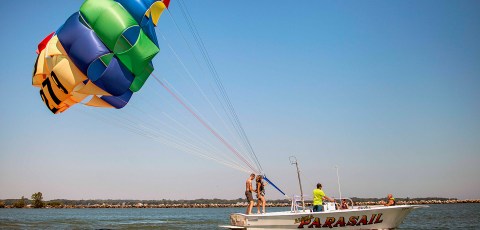 Fly Over An Amusement Park On This Ohio Parasailing Adventure