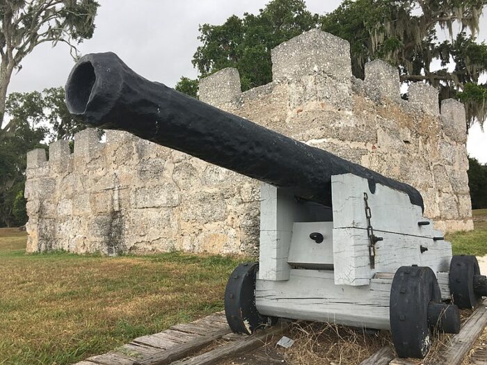 Historic Fort Frederica Landmark near Brunswick, Georgia