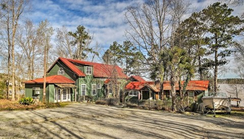 The Whole Family Will Love A Visit To This Adorable Lakeside Cabin In South Carolina