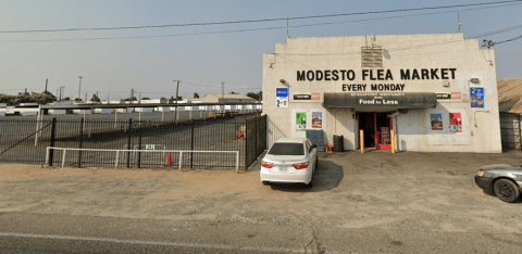 More Than A Flea Market, The Modesto Livestock Auction In Northern California Also Has Food, And More