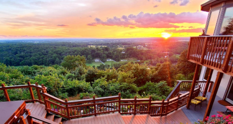 This Adults-Only West Virginia Getaway Has Its Own Observation Deck So You Can Stargaze During Your Stay