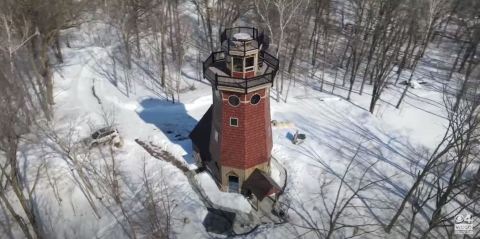 This 6-Story Lighthouse Rental In Minnesota, Stoney Ridge, Is Like Something From A Dream