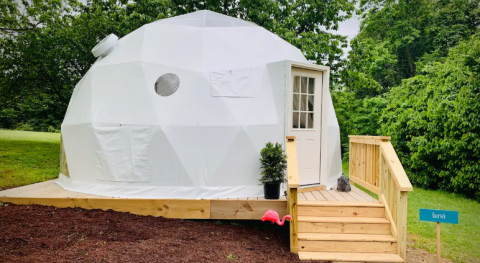 There's A Dome Airbnb In Maryland Where You Can Truly Sleep Beneath The Stars