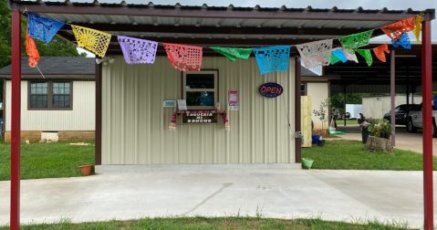 Get Your Mexican Food Fix At Taqueria Mi Rancho, A Drive-Thru Taco Stand In Texas