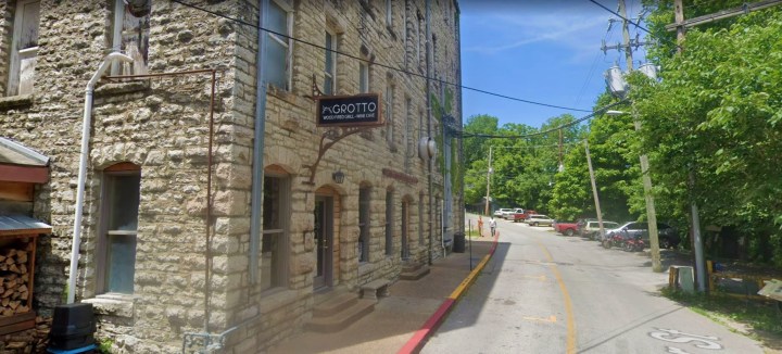 Eureka Springs underground restaurant