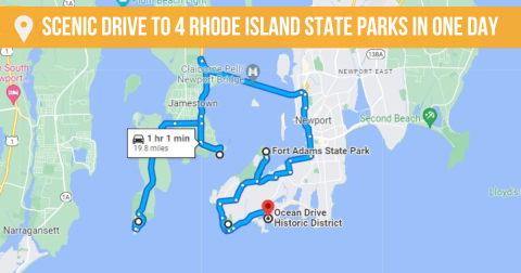 Take This Scenic Route And Drive To 4 Rhode Island State Parks In One Day