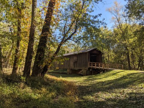 The Missouri State Park Where You Can Hike Across A Covered Bridge And Footbridge Is A Grand Adventure